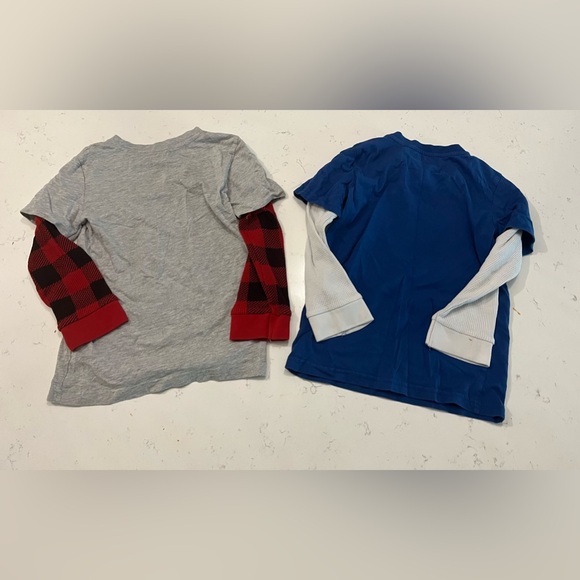 Pair of 2 boys long sleeve tee shirts, size 5T - Picture 3 of 4